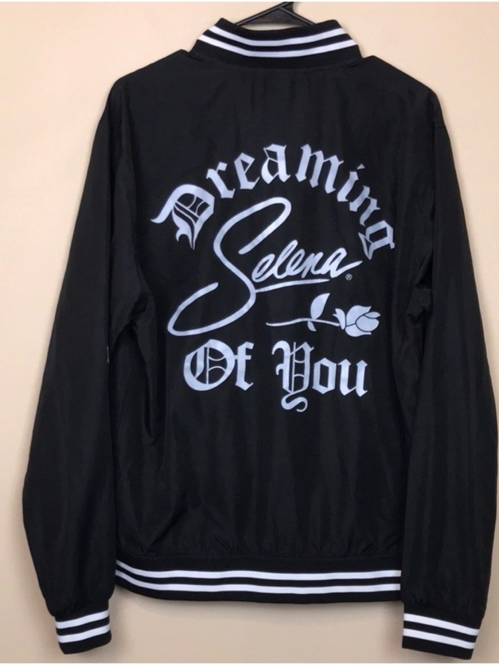 Selena Official Merchandise Women’s “Dreaming of You” Graphic Bomber Jacket